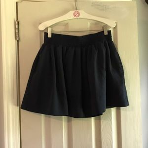 Schoolgirl navy skirt